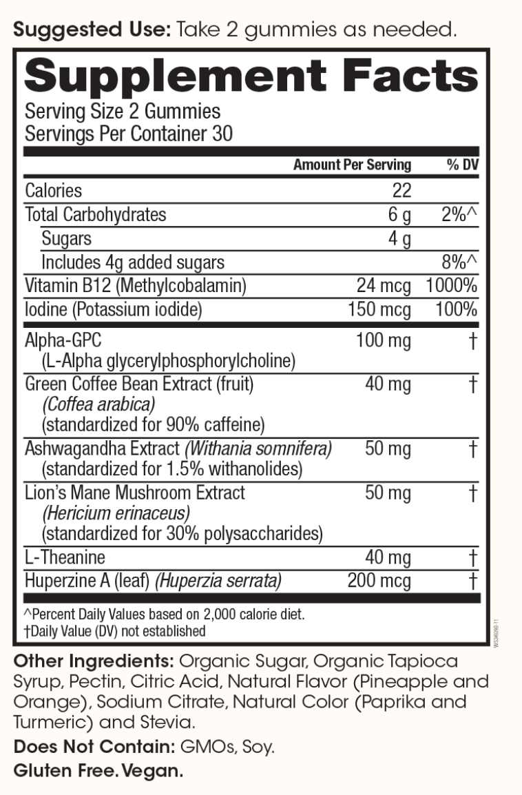 Rise Up Energy & Focus Gummies