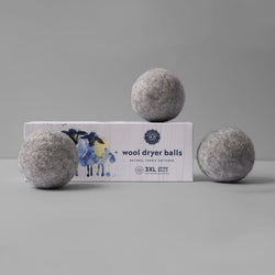 Wool Dryer Balls - Gray