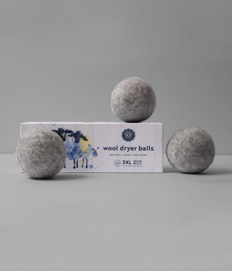 Wool Dryer Balls - Gray