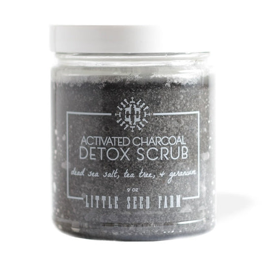 Activated Charcoal Detox Salt Scrub