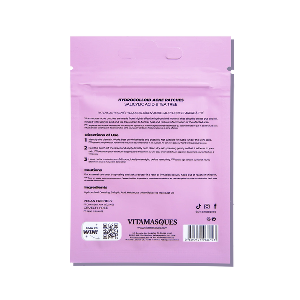 Hydrocolloid Acne Patches | Pink Pack