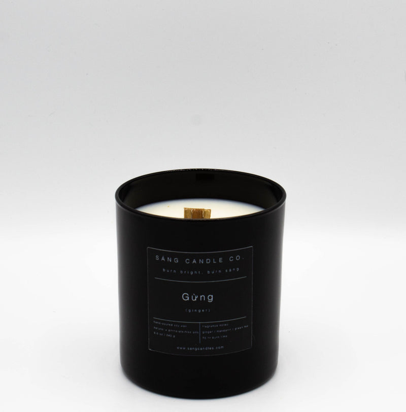 Ginger Woodwick Candle