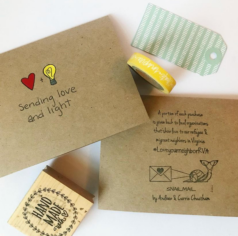 Snail Mail Love & Light Card