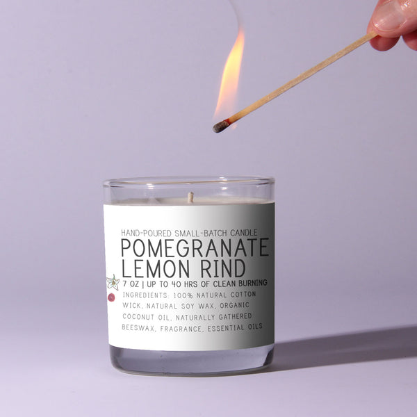 Pomegranate & Lemon Rind Candle | 7 oz