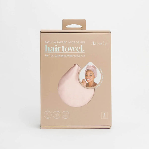 Satin Quick Dry Hair Towel