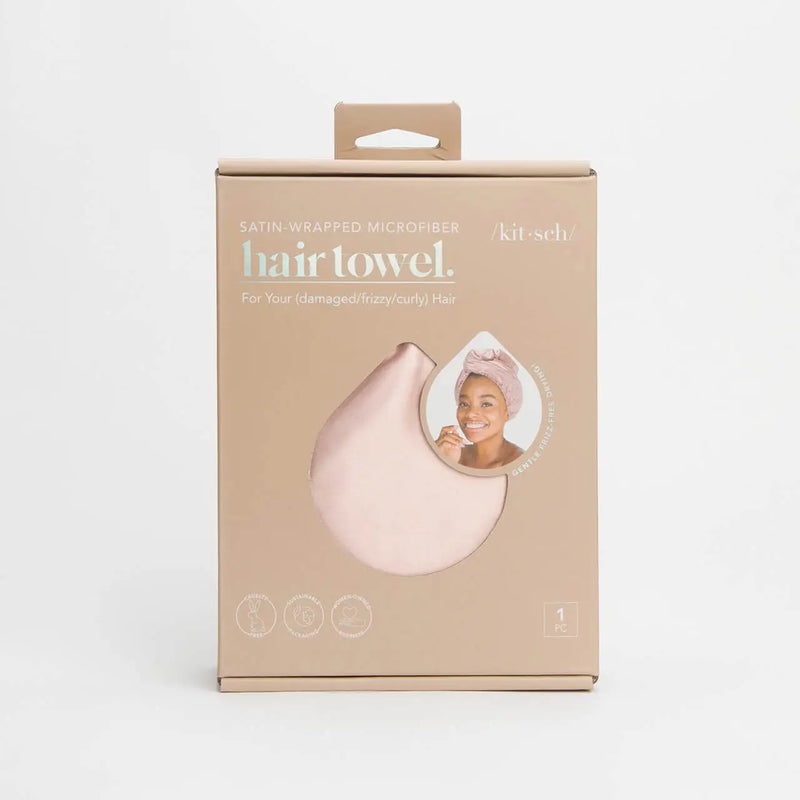 Satin Quick Dry Hair Towel