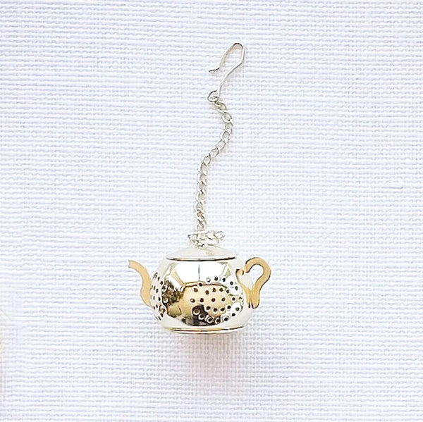 Gold Teapot Tea Infuser
